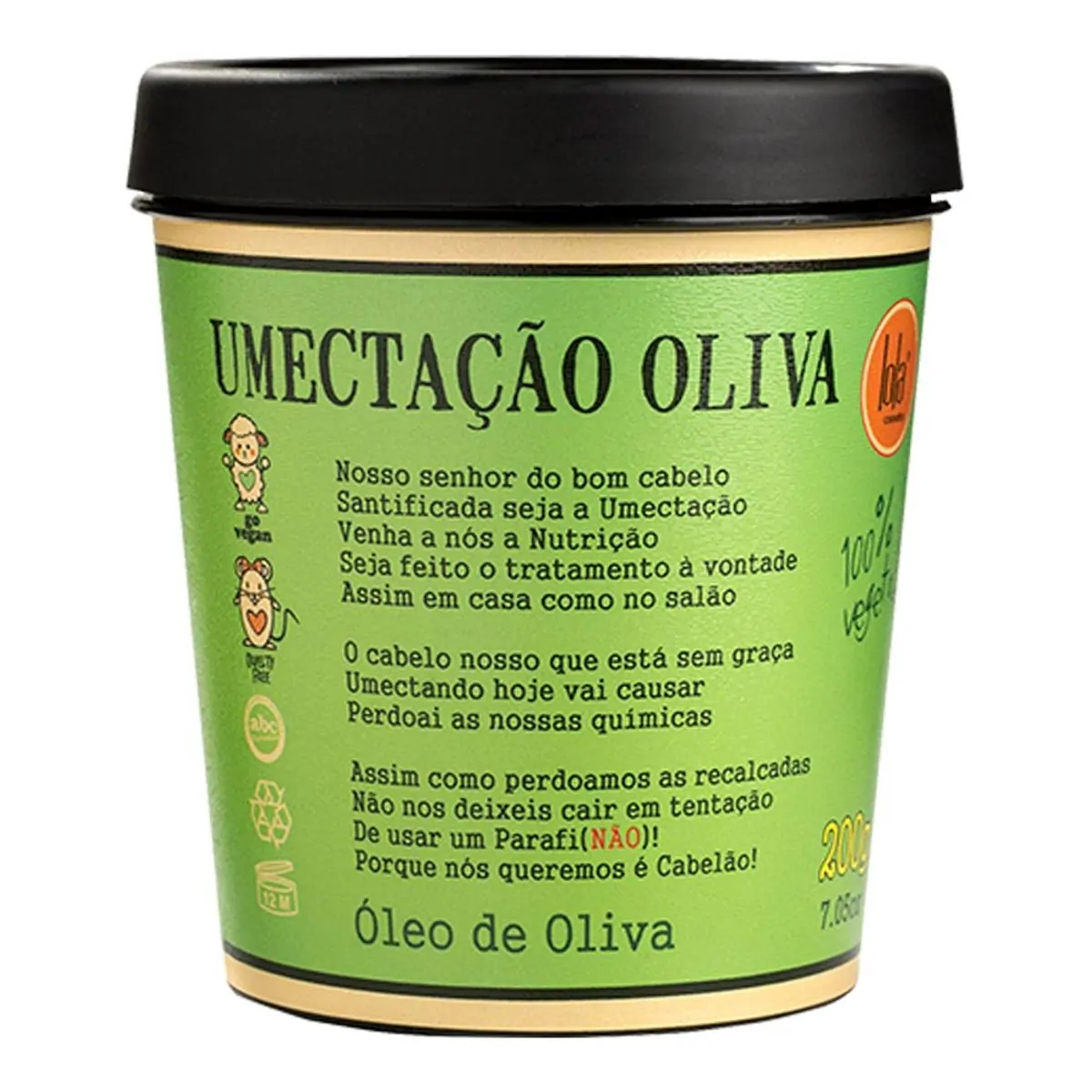 Máscara Capilar Umectação Oliva 200g Lola Cosmetics