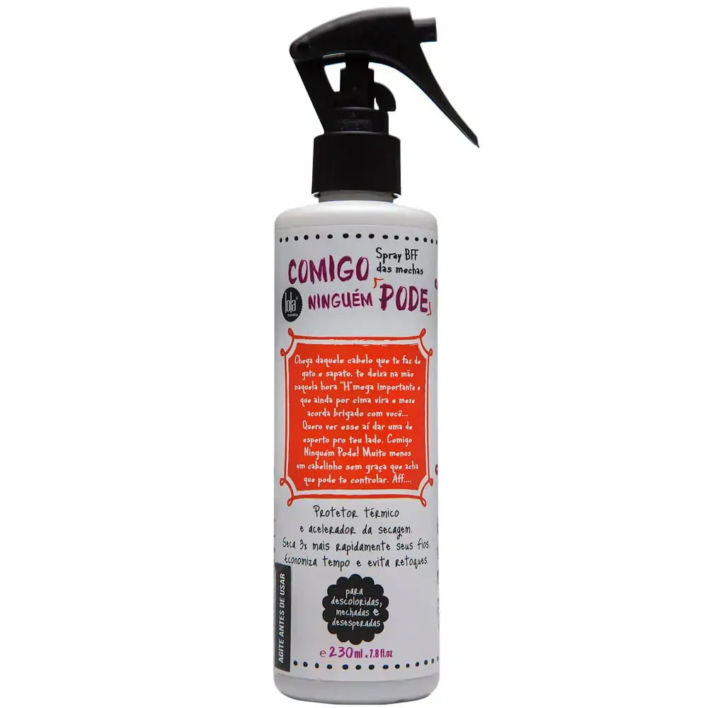 Comigo Ninguém Pode Spray Bff Lola Cosmetics Protetor Térmico