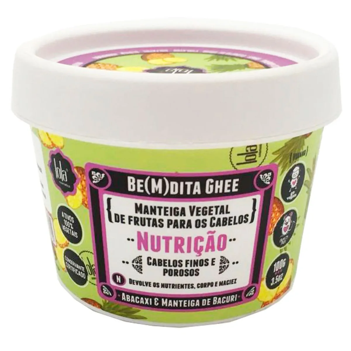 Manteiga Nutrição Abacaxi Manteiga De Bacuri Lola Cosmetics Be M Dita Ghee Pote 100g
