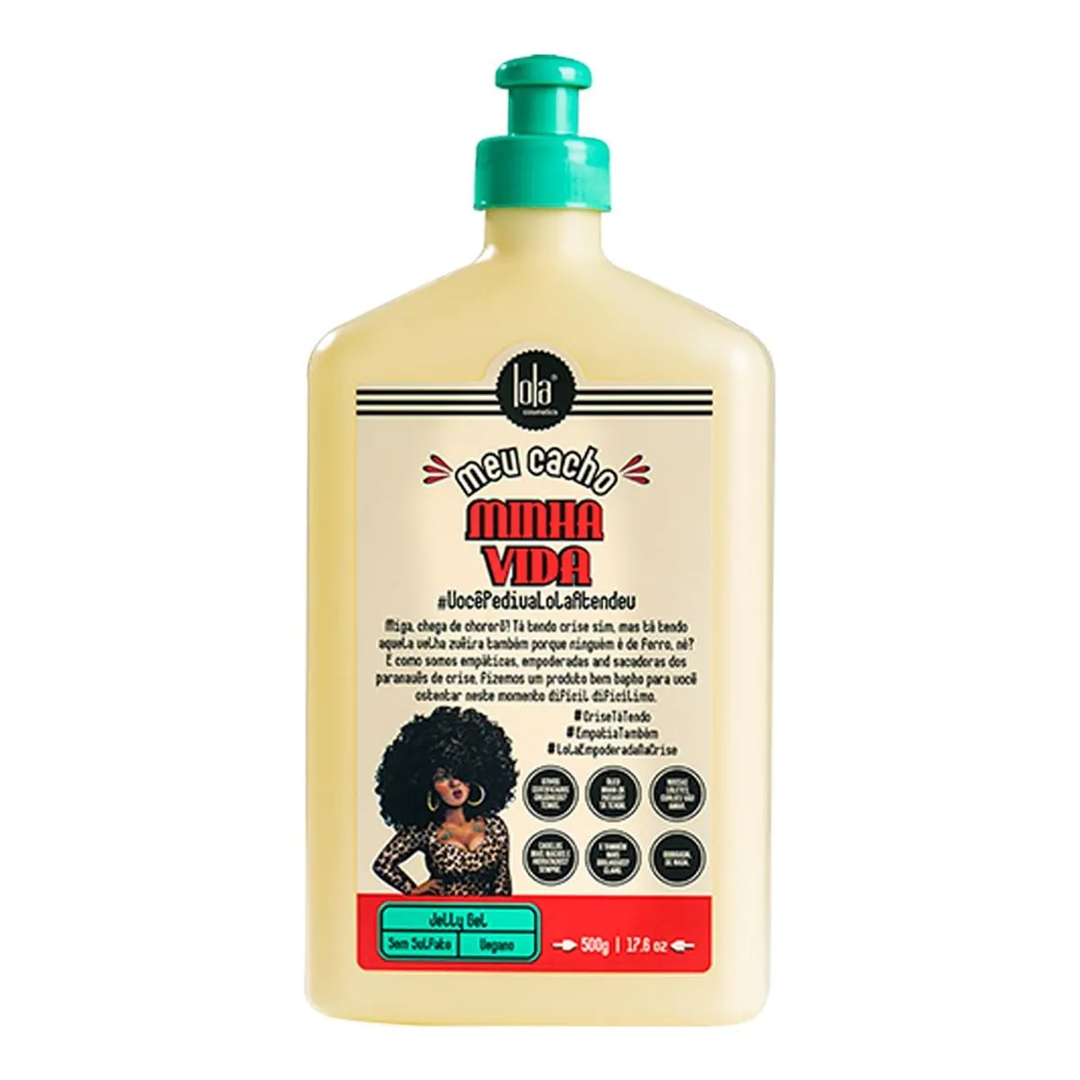 Gel Modelador Lola Jelly Meu Cacho Minha Vida 500g