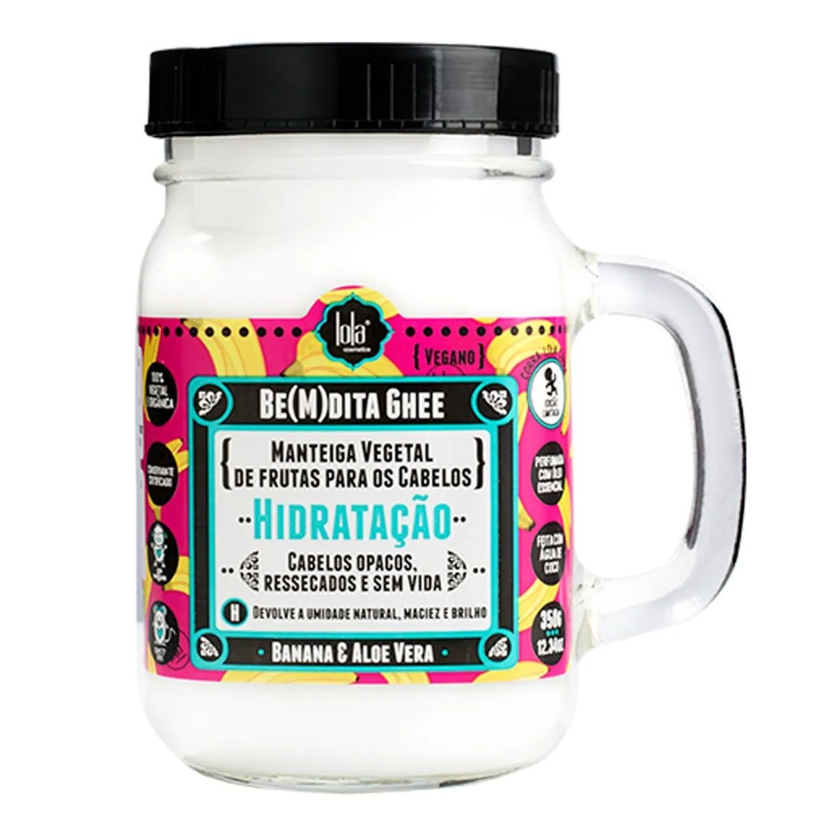 Máscara de Hidratação Lola Be(m)dita Ghee Banana e Aloe Vera 350g