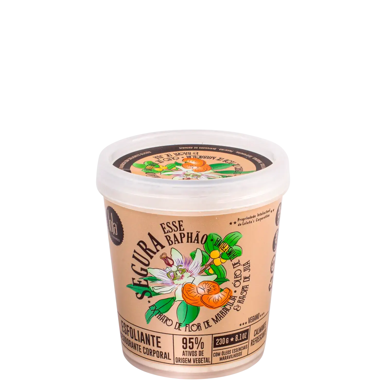 Lola Corporal Creme Esfoliante Corporal Segura Esse Baphao Flor De Maracuja 230 G X 1