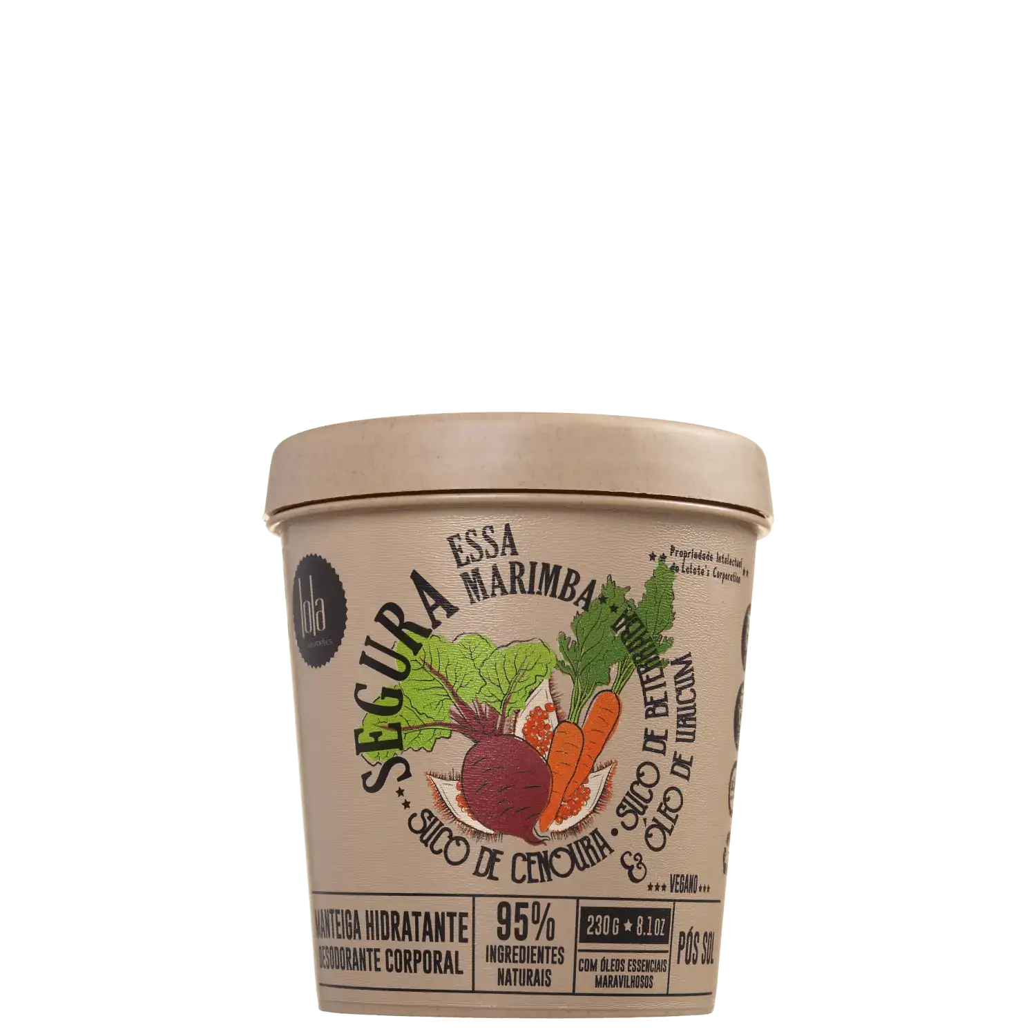 Hidratante Lola Segura Essa Marimba Suco De Cenoura 230 G