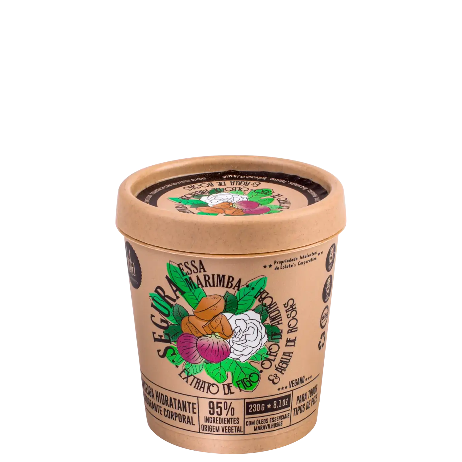 Lola Corporal Manteiga Hidratante Corporal Segura Essa Marimba Extrato Figo 230 G X 1