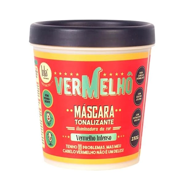 Matizador/mascara Tonalizante Lola Vermelho Mascara Tonalizante 230g