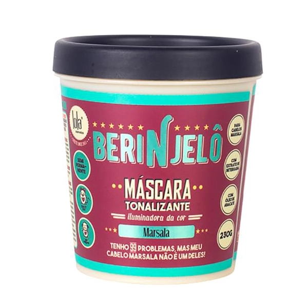 Matizador/mascara Tonalizante Lola Berinjelo Mascara Tonalizante 230g