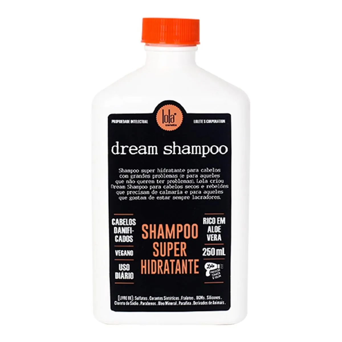 Shampoo Super Hidratante Lola Cosmetics Dream Frasco 250ml