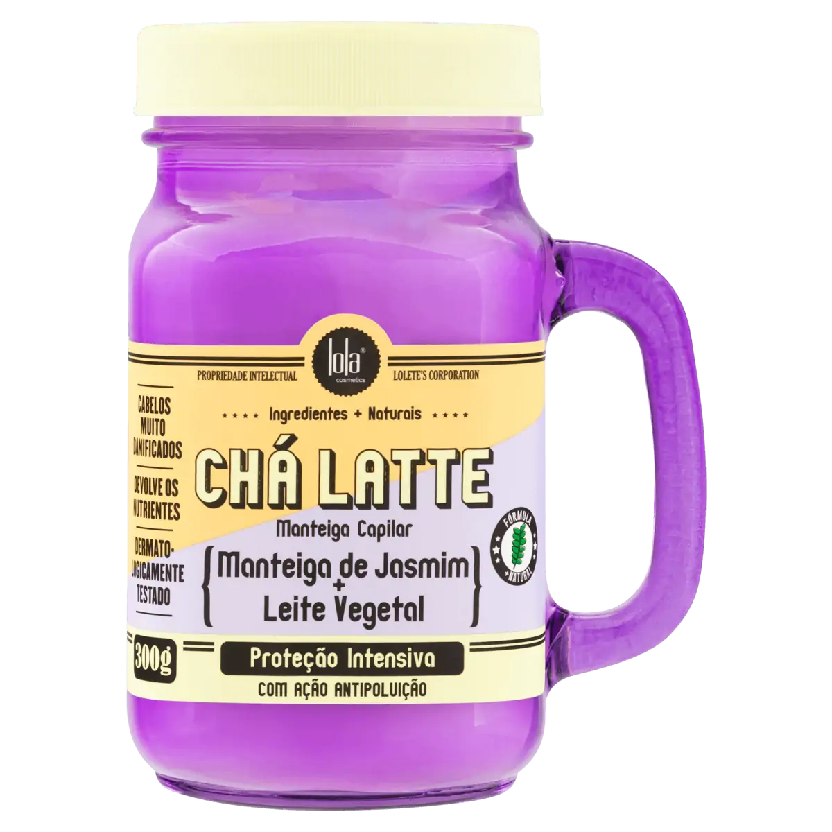 Manteiga Capilar Proteção Intensiva Lola Cosmetics Chá Latte Pote 300g