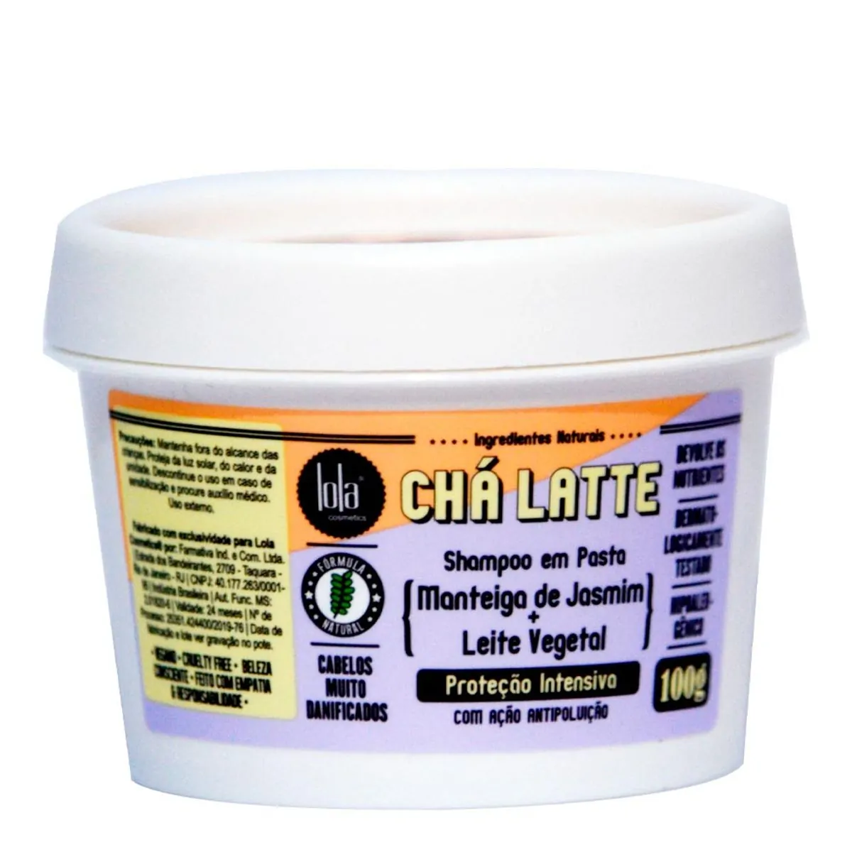 Lola Cha Latte Manteiga 300g Jasmim E Leite Veg
