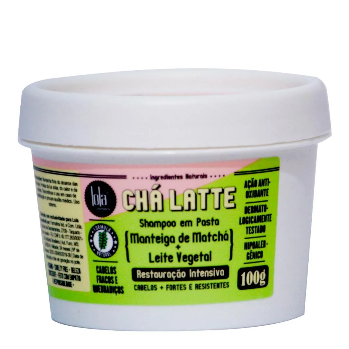 Lola Shampoo Pasta Cha Latte Matcha 100 G X 1