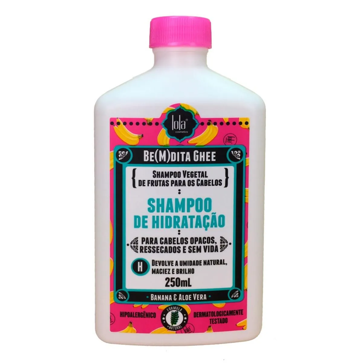 Shampoo Lola Be(m)dita Ghee Banana e Aloe Vera 250ml