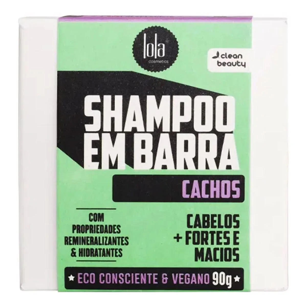 Shampoo Barra Lola Cosmetics Cachos Caixa 90g