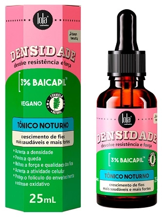 Tônico Capilar Noturno 25ml Densidade Lola