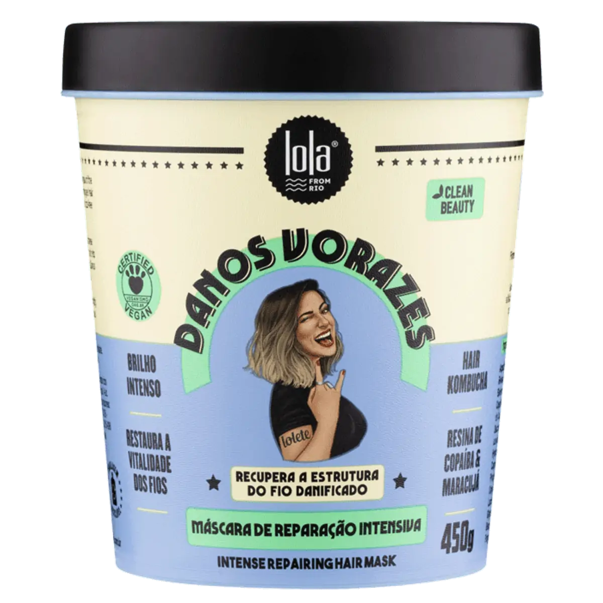 Máscara de Reparação Intensiva Lola from Rio Danos Vorazes 450g