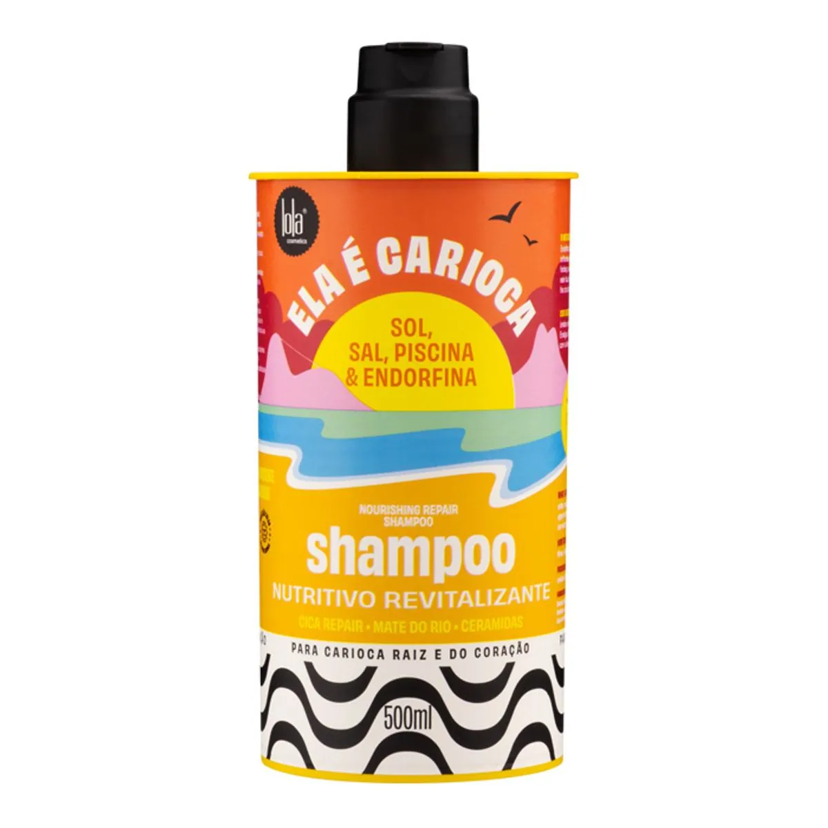Shampoo Nutritivo Lola Cosmetics Ela é Carioca Frasco 500ml