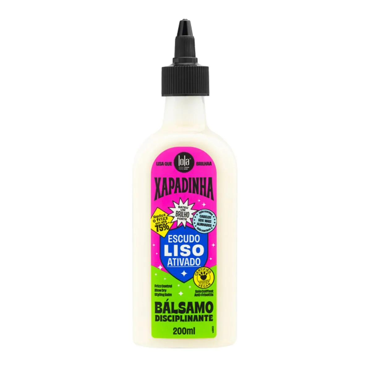 Bálsamo Disciplinante Lola Cosmetics Xapadinha Frasco 200ml