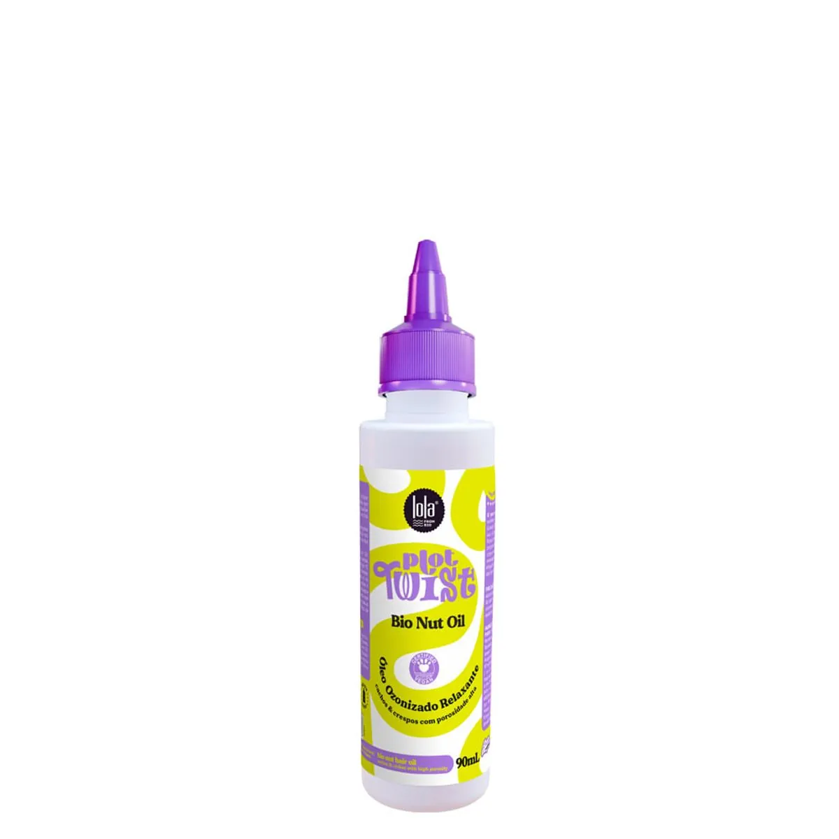 óleo Ozonizado Lola From Rio Plot Twist Bio Nut Almotolia 90ml
