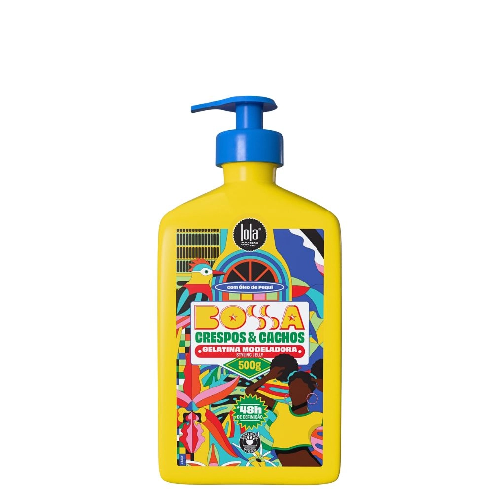 Creme Modelador 500g Bossa Crespos E Cachos Lola