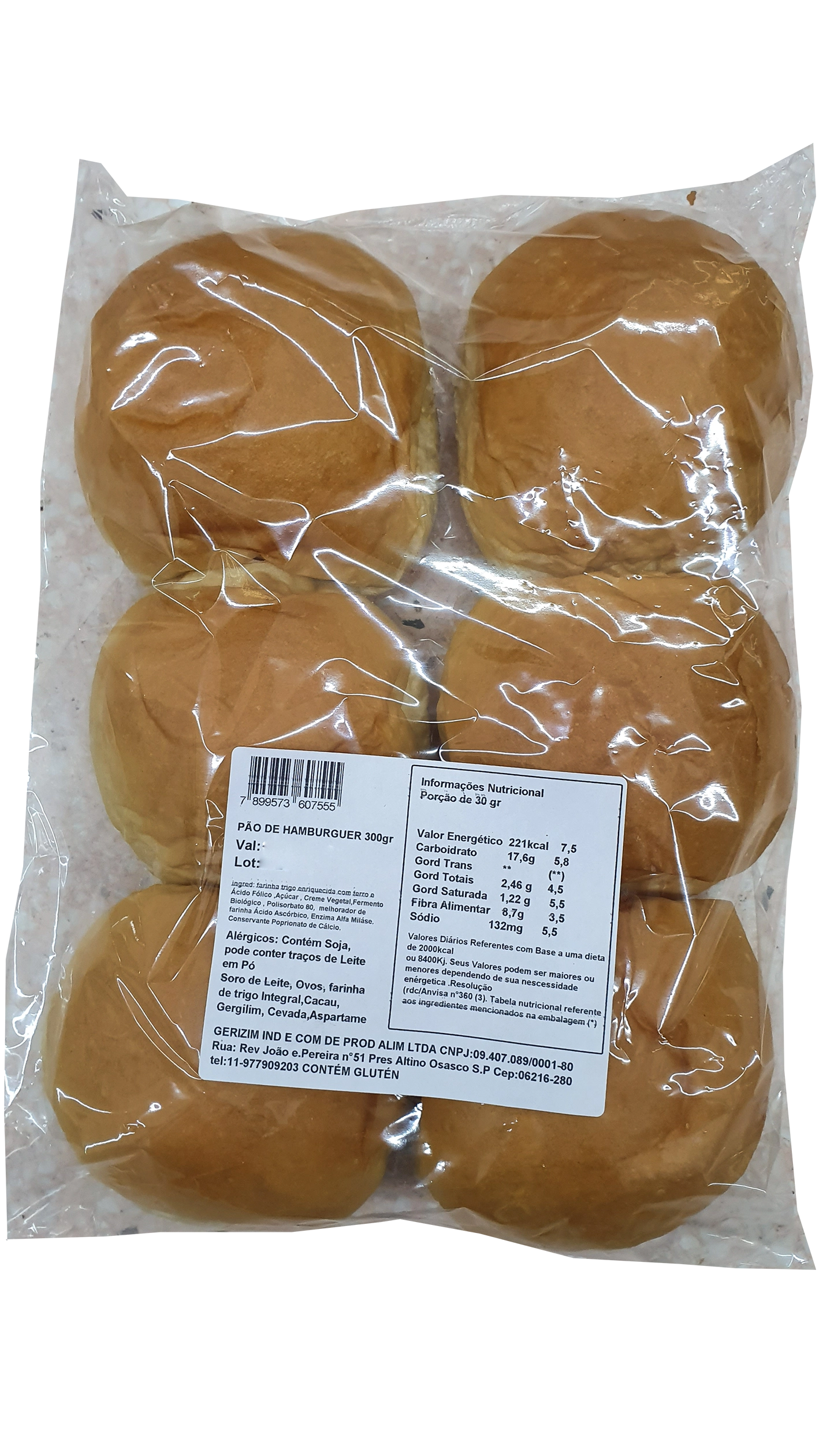 Pao De Hamburguer Neneca
