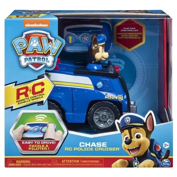 Veiculo de Controle Remoto - Patrulha Canina - Police Cruiser - Chase - Sunny
