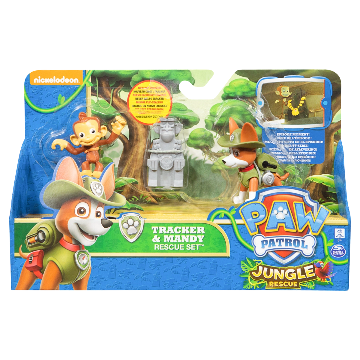 Boneco De Brinquedo Patrulha Canina Resgate Com Amigo Tracker E Mandy Sunny