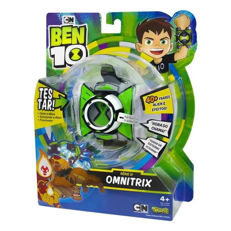 Omnitrix BEN 10 Com Sons E Luzes SUNNY