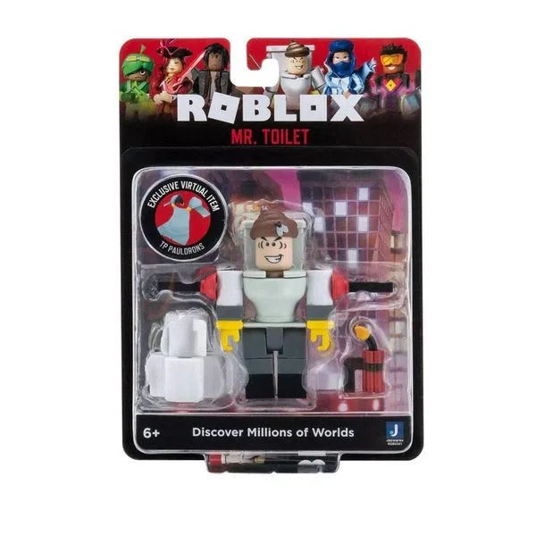 Mini Figura Articulada - 8 Cm - Roblox - Brainbot 3000 com Acessórios - Sunny