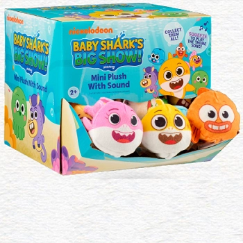 Mini Pelucia Baby Shark C/som Ref.2365 Sunny
