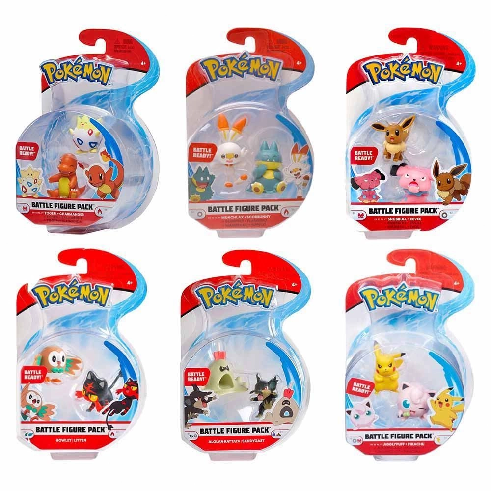 Pokemon 2 Figuras Sortidas Wave 6 E 7 Ref 2601 Sunny
