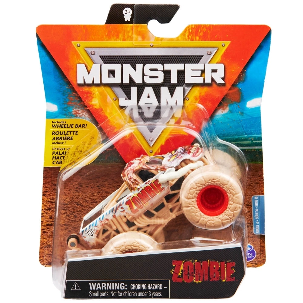 Monster Jam 1:64 Die Cast Truck Zombie Elm Ref2744 Sunny