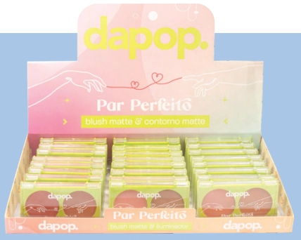 Paleta Duo Blush Matte Contorno Dp2306 Dapop
