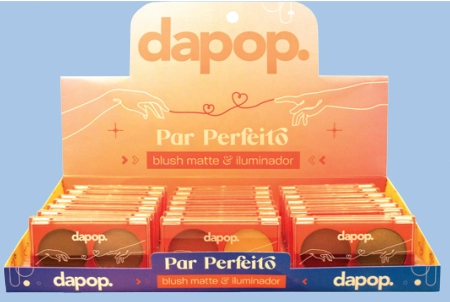 Paleta Duo Blush Iluminador Dp2307 Dapop