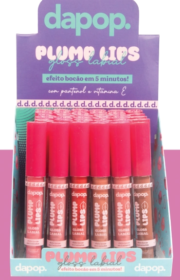 Gloss Labial Volume Plump Lips Dp2341 Dapop