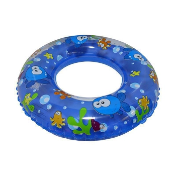 Boia Circular Fundo Do Mar Azul 55cm Bar 41015 43