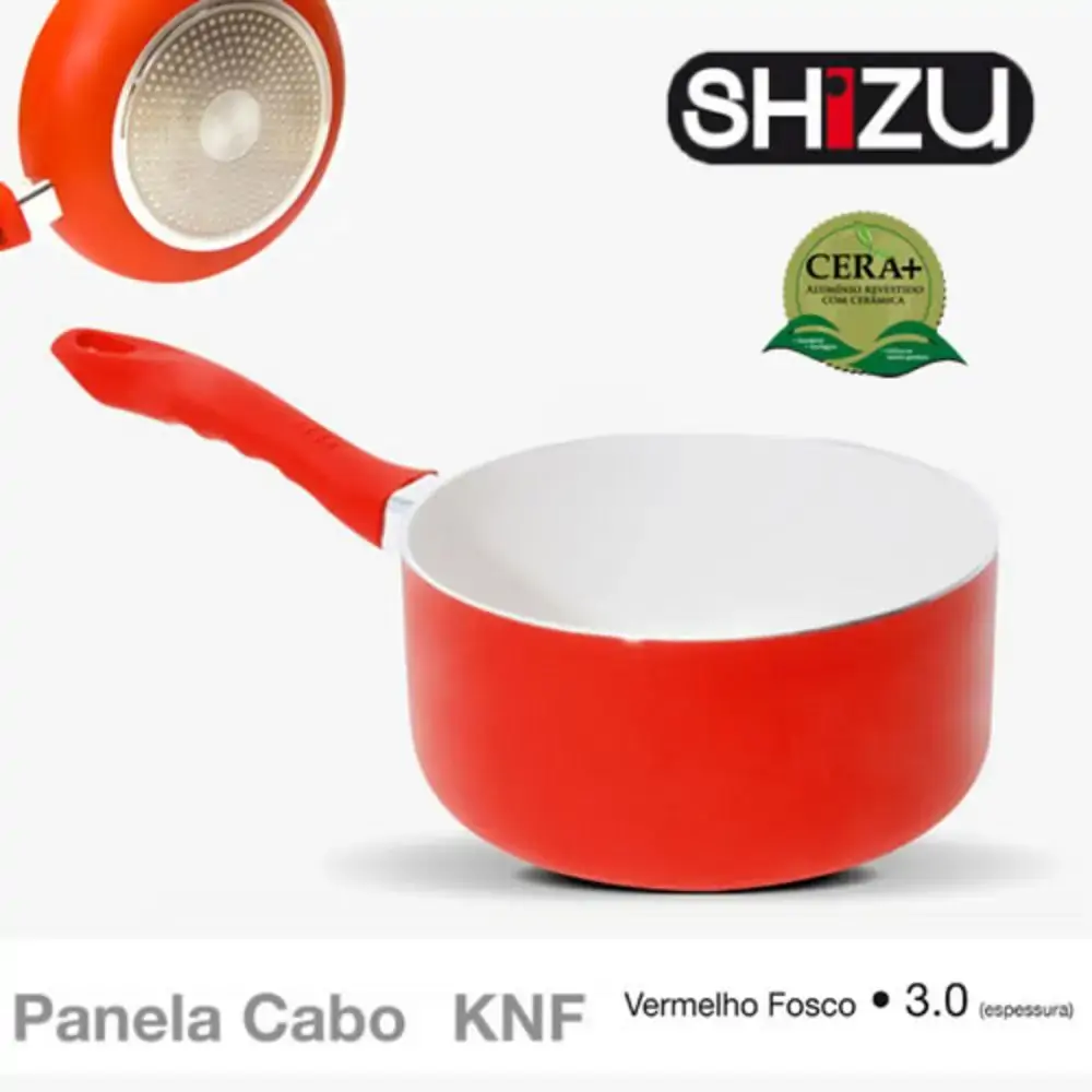 Panela Cabo 3.0 16cm Ceramica Vermelha S/tampa
