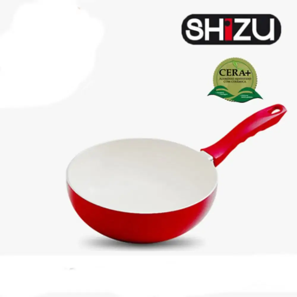 Wok 3.0 24cm Ceramica Vermelha