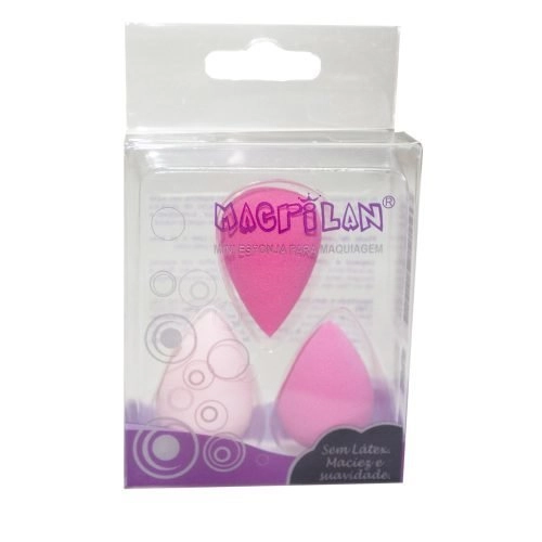Esponja Macrilan P/maquiagem Gota Chanfrada Un