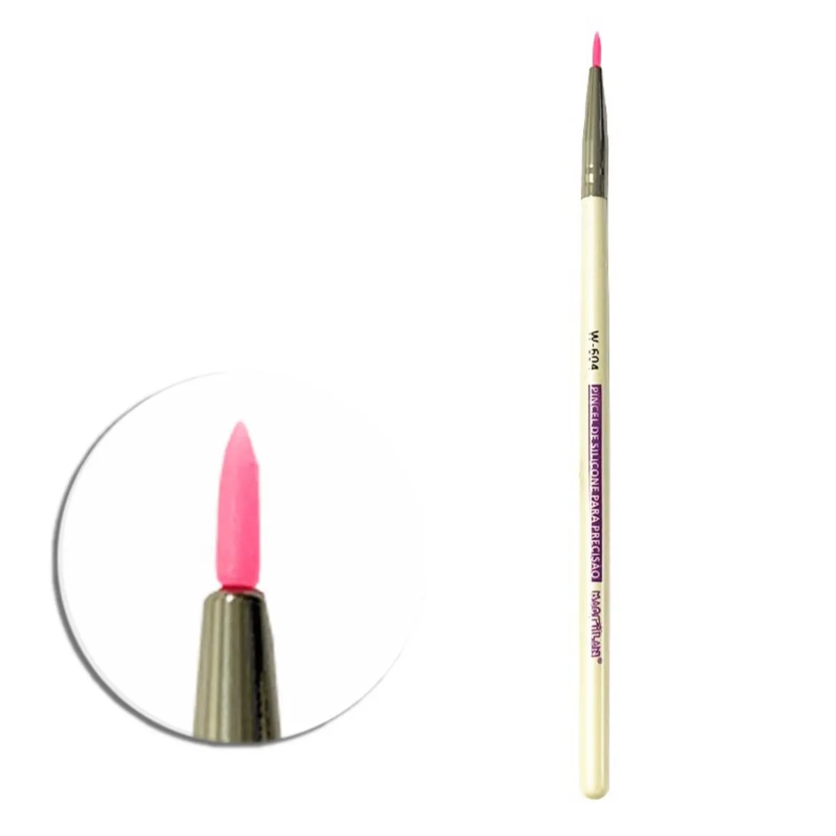 Pincel Aplicador Macrilan Silicone Ref: W604 1un