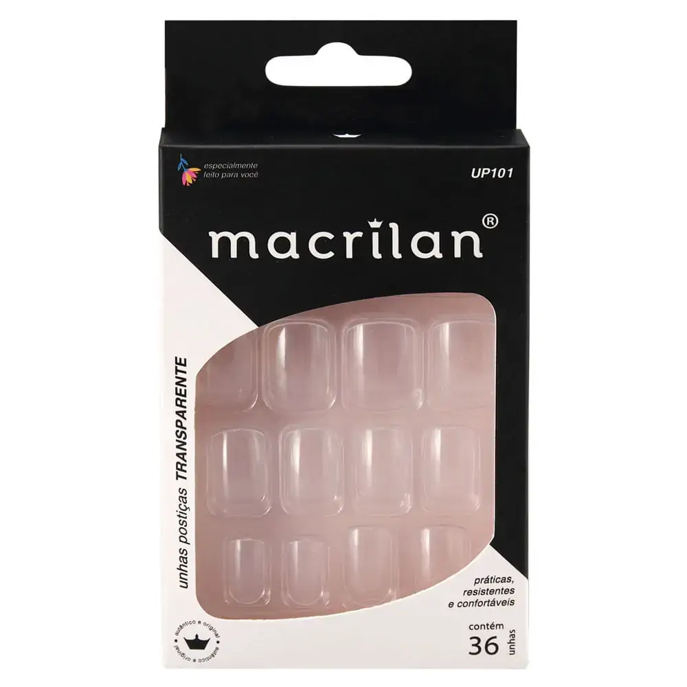 Unhas Pustiças Transparente
