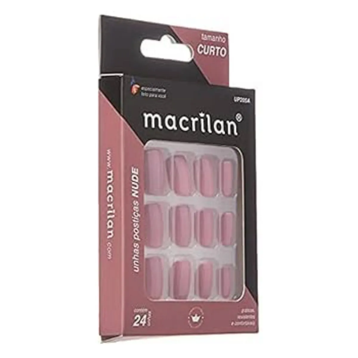 Up205a Unha Artificial Nude Medio Macrilan