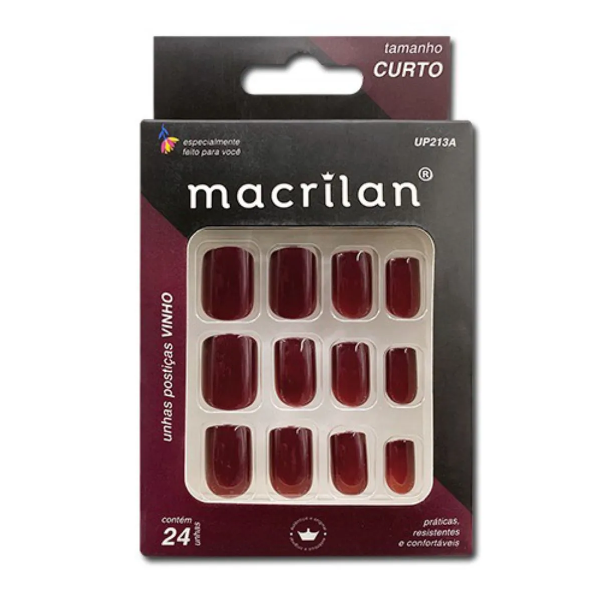 Up213a Unha Artificial Marron Macrilan