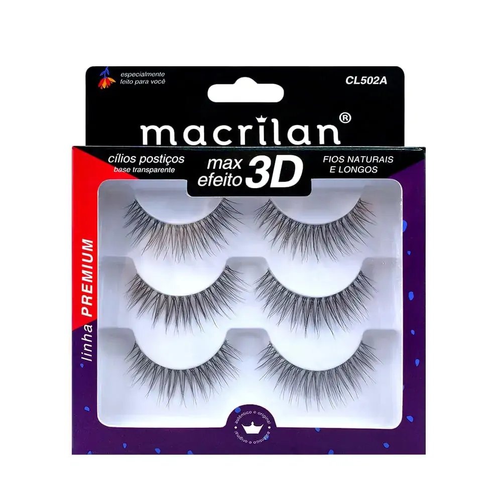 Cilios Post Cl502a Nat/long 3pares Macrilan