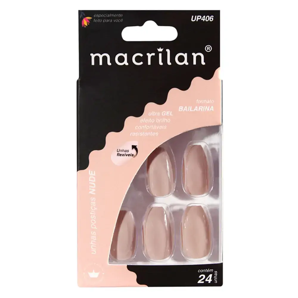 Macrilan Unha Postica Bailarina Up406 Nude