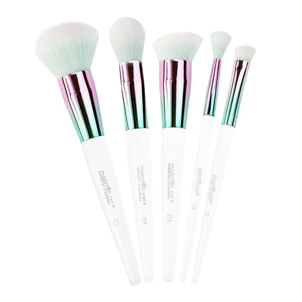Kit Maquiagem Macrilan Pincel Glam Ed500 5un