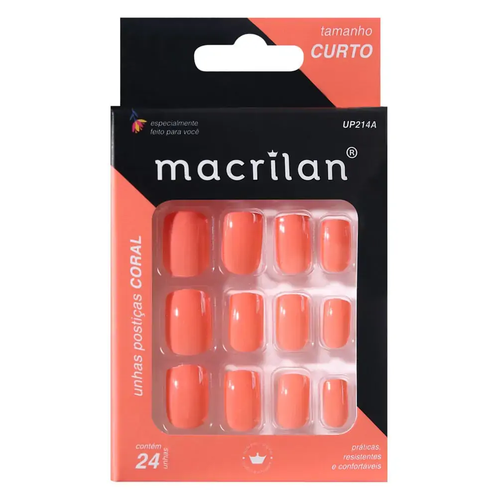 Unhas Post Up214a C/24 Coral Macrilan