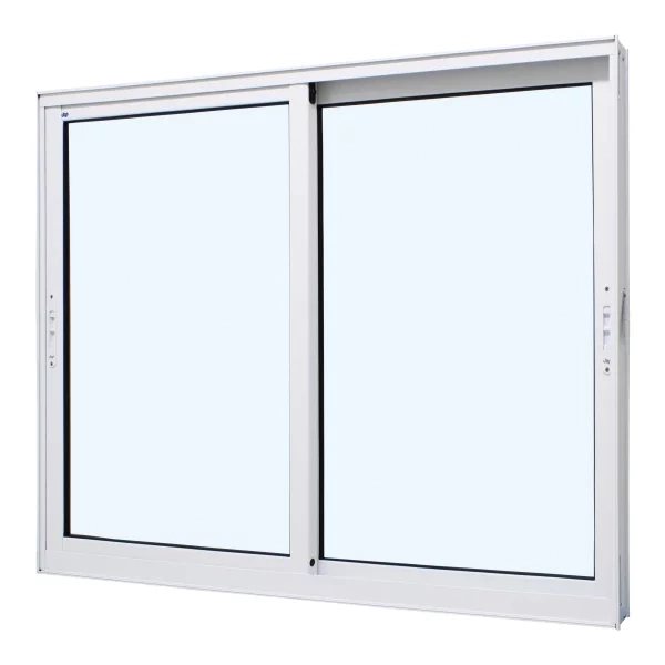 Janela De Correr Alumínio Branco 2 Folhas Móveis 120x120x8,2cm Sem Grade Jap Perfecta Max