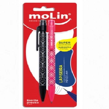 Lapiseira Mb Molin 0,5mm Bt C/2