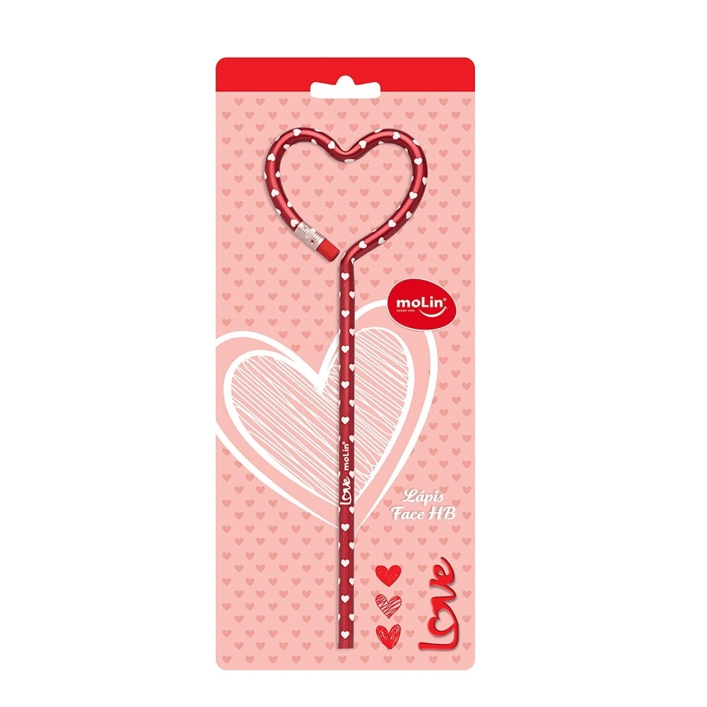 Lapis Molin Face Love Heart Bt C/1