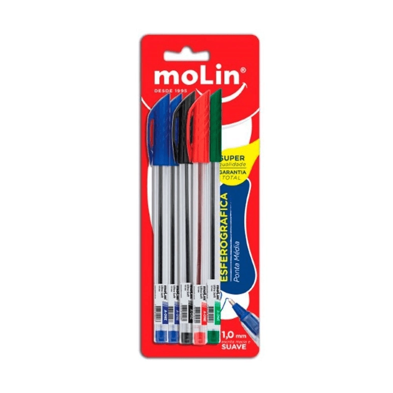 Caneta Molin Kit C/5