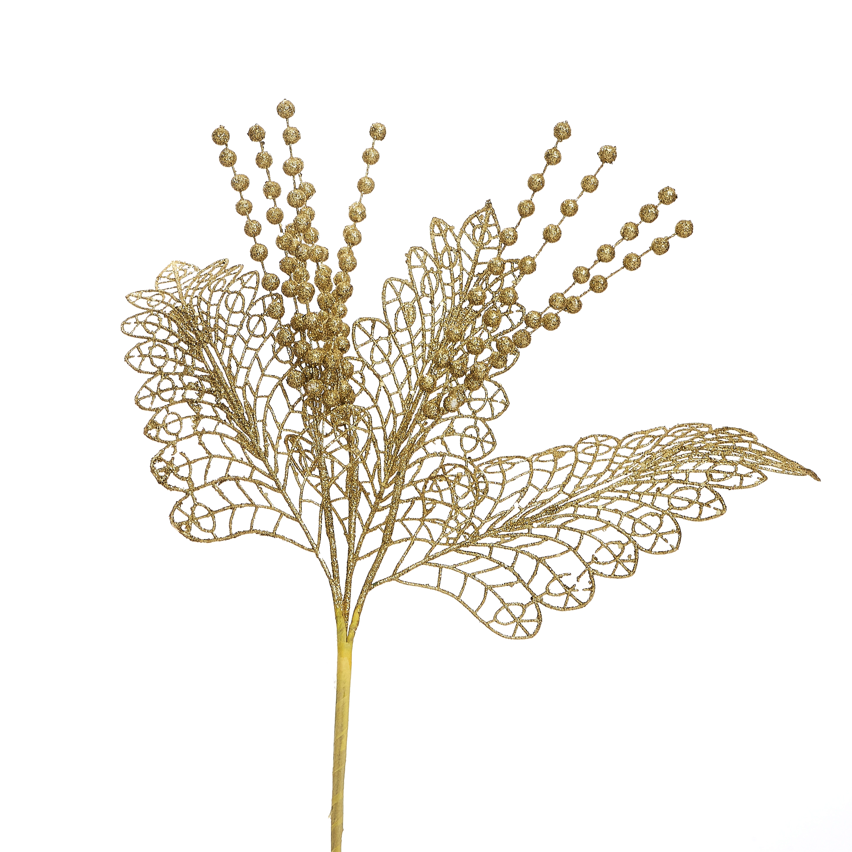 Haste Folhas Bolinhas 51cm 12696dr Bela Flor